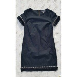 Coercion London Cotton‎ Black Crew Neck Dress Sz 2